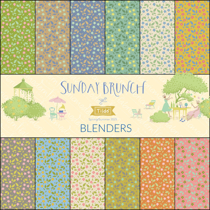 Sunday Brunch Blenders by Tilda - Half Yard Bundle - February 2025 - Modern Fabric Shoppe