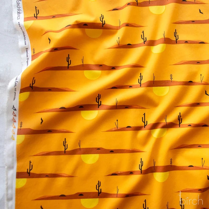 The Desert by Charley Harper- Desert at Dusk CH-215 Half Yard- August 2026 - Modern Fabric Shoppe