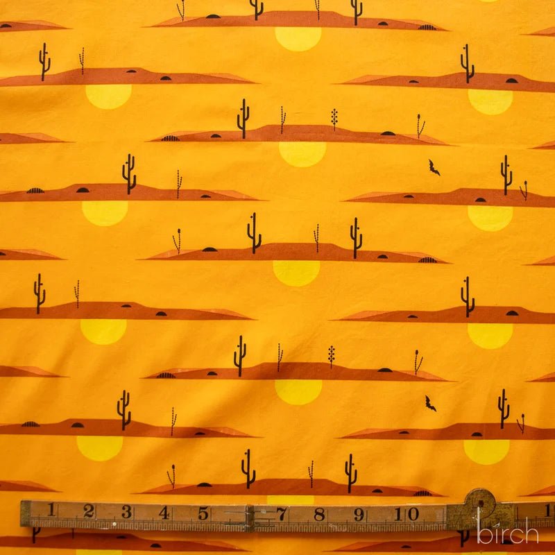 The Desert by Charley Harper- Desert at Dusk CH-215 Half Yard- August 2026 - Modern Fabric Shoppe