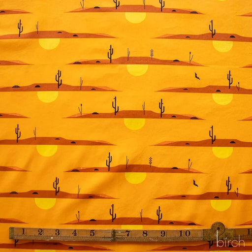 The Desert by Charley Harper- Desert at Dusk CH-215 Half Yard- August 2026 - Modern Fabric Shoppe