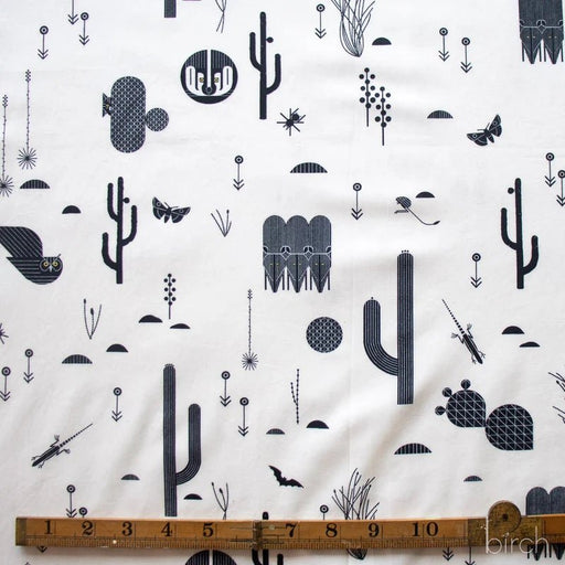 The Desert by Charley Harper- Desert Silhouette Cream CH-219 Half Yard- August 2026 - Modern Fabric Shoppe