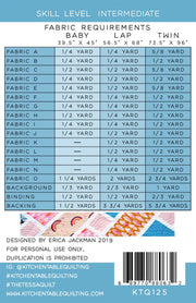 The Tessa Quilt Pattern By Kitchen Table Quilting - Modern Fabric Shoppe