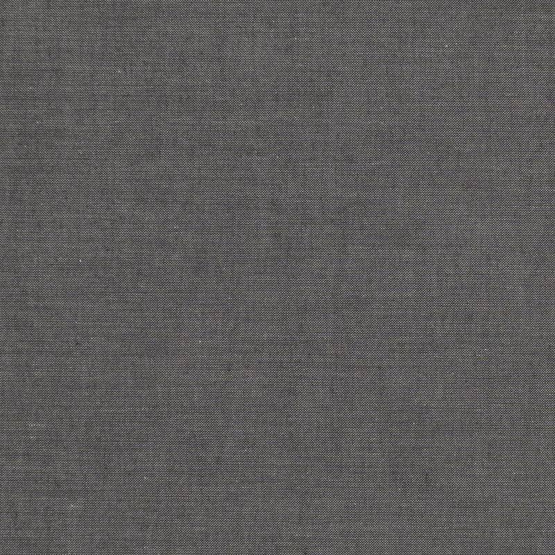 Tilda Chambray Basics - TIL160038 - Dark Gray - Half Yard - Modern Fabric Shoppe