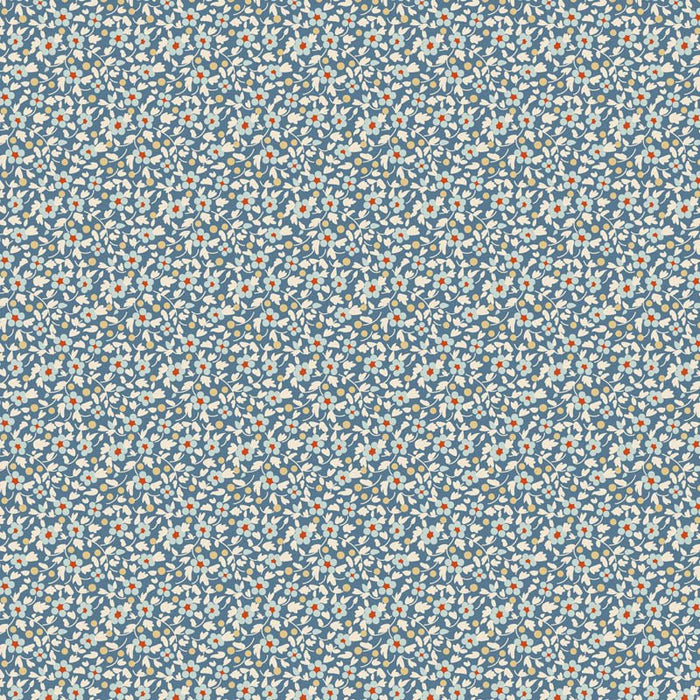 Tilda - Creating Memories - Brie TIL130131 - Blue - Half Yard - June 2024 - Modern Fabric Shoppe