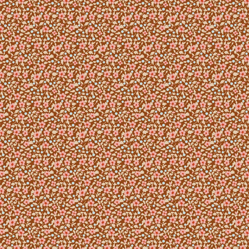 Tilda - Creating Memories - Brie TIL130137 - Brown - Half Yard - June 2024 - Modern Fabric Shoppe