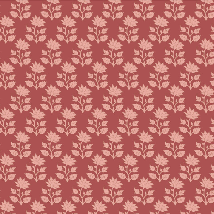 Tilda Sanctuary Blenders - Mira TIL110104 Rhubarb - Half Yard - October 2024 - Modern Fabric Shoppe