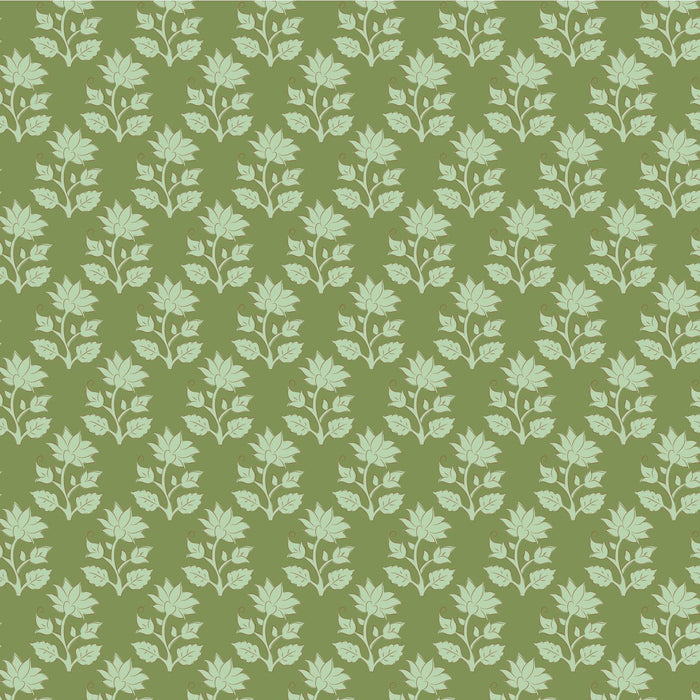 Tilda Sanctuary Blenders - Mira TIL110113 Moss - Half Yard - October 2024 - Modern Fabric Shoppe