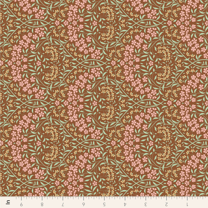 Tilda Sanctuary - Larissa TIL110570 Caramel - Half Yard - October 2024 - Modern Fabric Shoppe