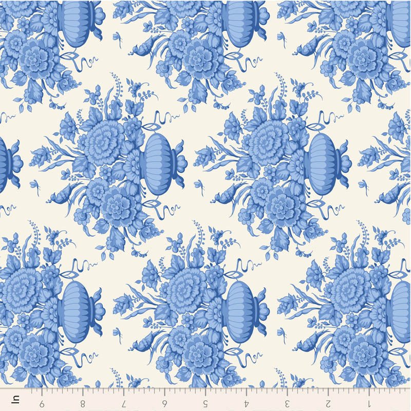 Tilda- Something Blue- Afina TIL100662 Blue- Half Yard- June 2026 - Modern Fabric Shoppe