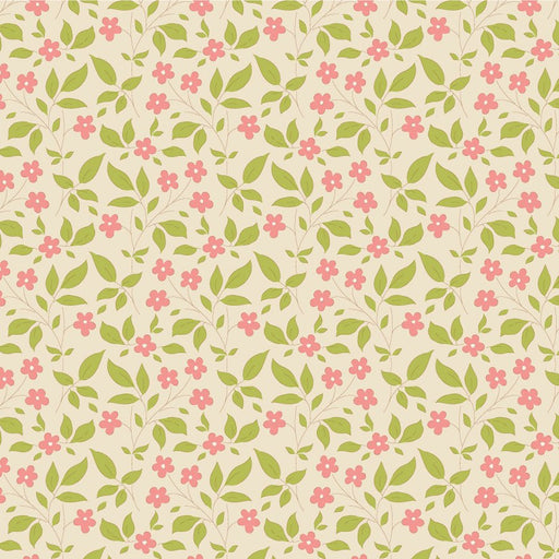 Tilda Sunday Brunch Blenders - Tipsy TIL110122 Cream Pink - Half Yard - February 2025 - Modern Fabric Shoppe