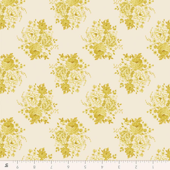 Tilda Sunday Brunch - Mia TIL110587 Yellow - Half Yard - February 2025 - Modern Fabric Shoppe