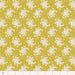 Tilda Sunday Brunch - White Flowers TIL110590 Sour Yellow - Half Yard - February 2025 - Modern Fabric Shoppe