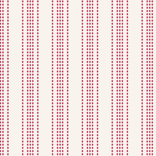 Tilda- Tea Towel Basics- Apple Cake Stripes TIL130068- Red- Half Yard - Modern Fabric Shoppe