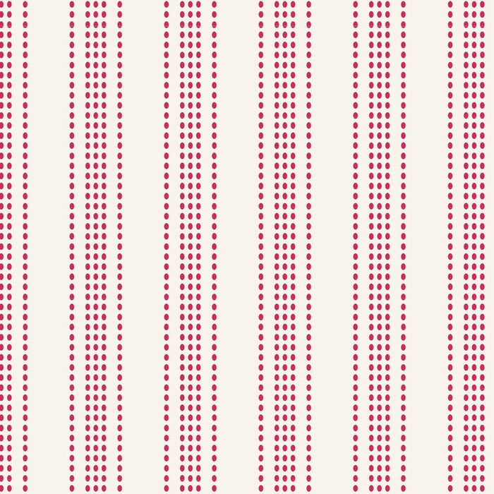 Tilda- Tea Towel Basics- Apple Cake Stripes TIL130068- Red- Half Yard - Modern Fabric Shoppe