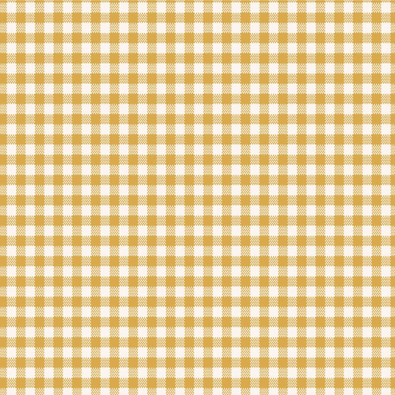 Tilda Woven Widebacks 108" Width- Gingham TIL150015-V15-Yellow- Half Yard- October 2026 - Modern Fabric Shoppe