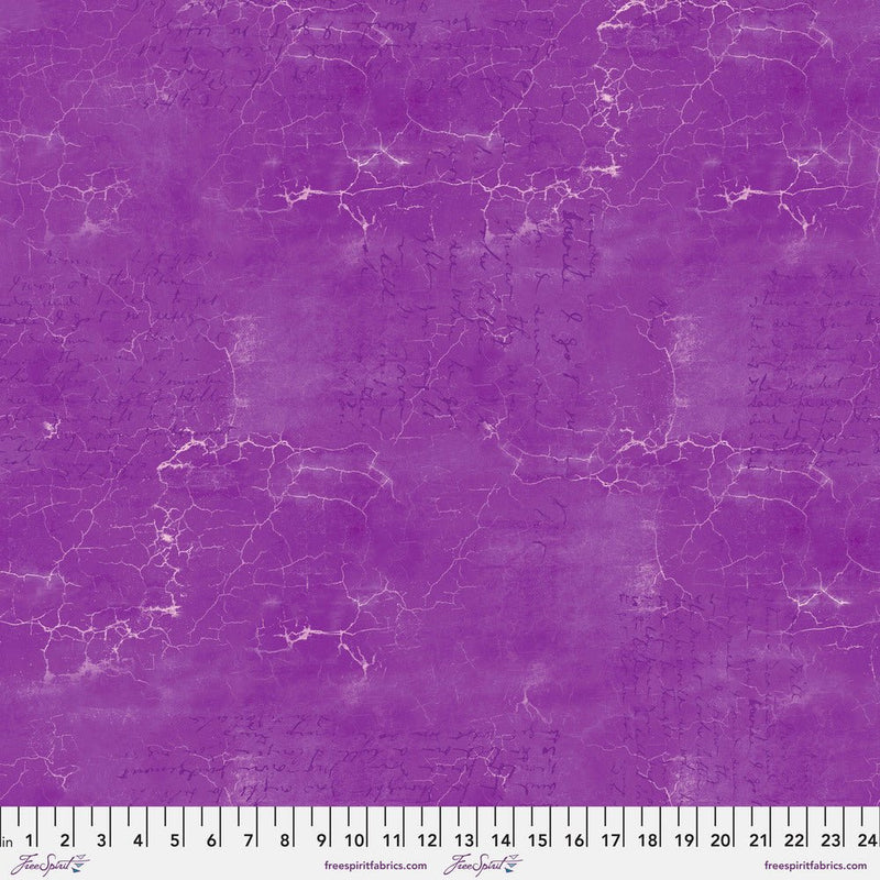 Tim Holtz - Eclectic Elements - Cracked Shadow PWTH128.AMETHYST - Half Yard - Modern Fabric Shoppe