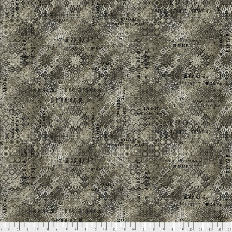 Tim Holtz - Eclectic Elements - Faded Tile PWTH129.NEUTRAL - Half Yard - Modern Fabric Shoppe