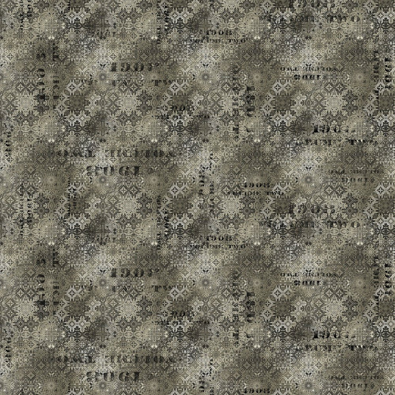 Tim Holtz - Eclectic Elements - Faded Tile PWTH129.NEUTRAL - Half Yard - Modern Fabric Shoppe
