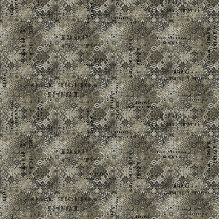 Tim Holtz - Eclectic Elements - Faded Tile PWTH129.NEUTRAL - Half Yard - Modern Fabric Shoppe