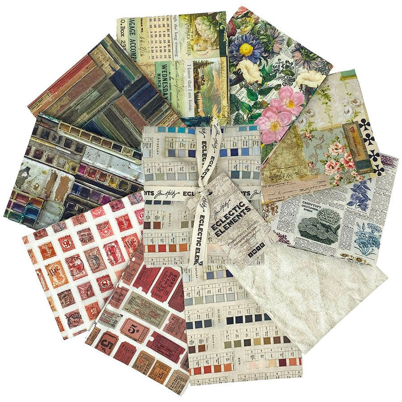 Tim Holtz Eclectic Elements - Multi - Fat Quarter Bundle - September 2025 - Modern Fabric Shoppe