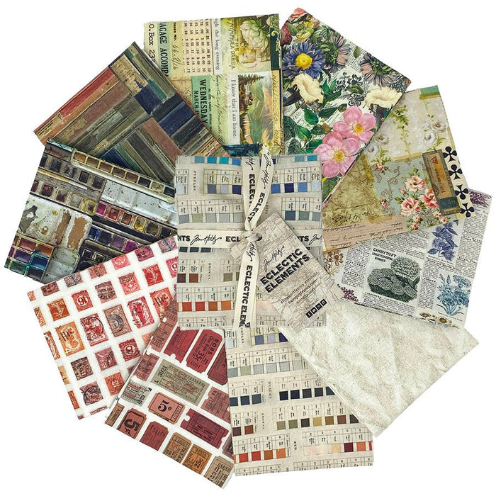 Tim Holtz Eclectic Elements - Multi - Fat Quarter Bundle - September 2025 - Modern Fabric Shoppe