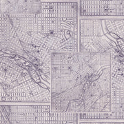 Tim Holtz - Eclectic Elements Palette - Purple Map PWTH303.PURPLE - Half Yard - July 2025 - Modern Fabric Shoppe