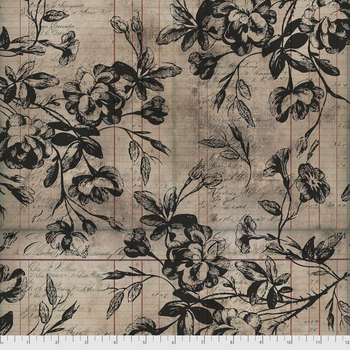 Tim Holtz - Electric Elements - Beloved PWTH149.NEUTRAL - Half Yard - Modern Fabric Shoppe