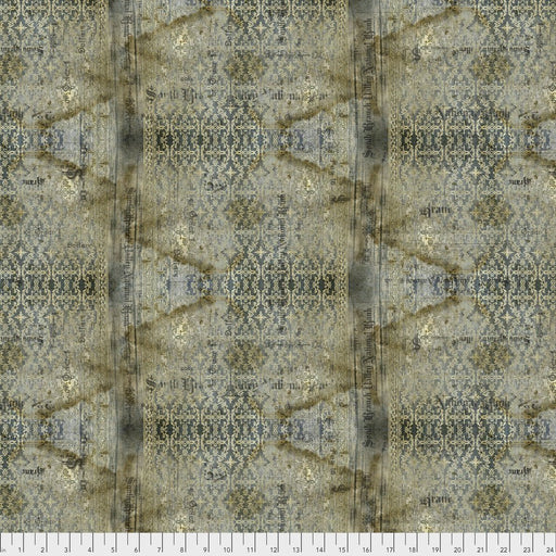 Tim Holtz - Electric Elements - Stained Damask PWTH133.NEUTRAL - Half Yard - Modern Fabric Shoppe