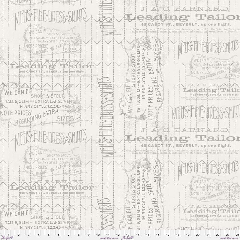 Tim Holtz - Electric Elements - Tailored PWTH066.LINEN - Half Yard - Modern Fabric Shoppe