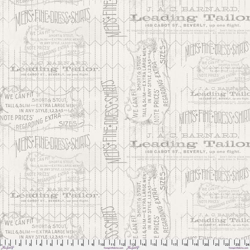 Tim Holtz - Electric Elements - Tailored PWTH066.LINEN - Half Yard - Modern Fabric Shoppe
