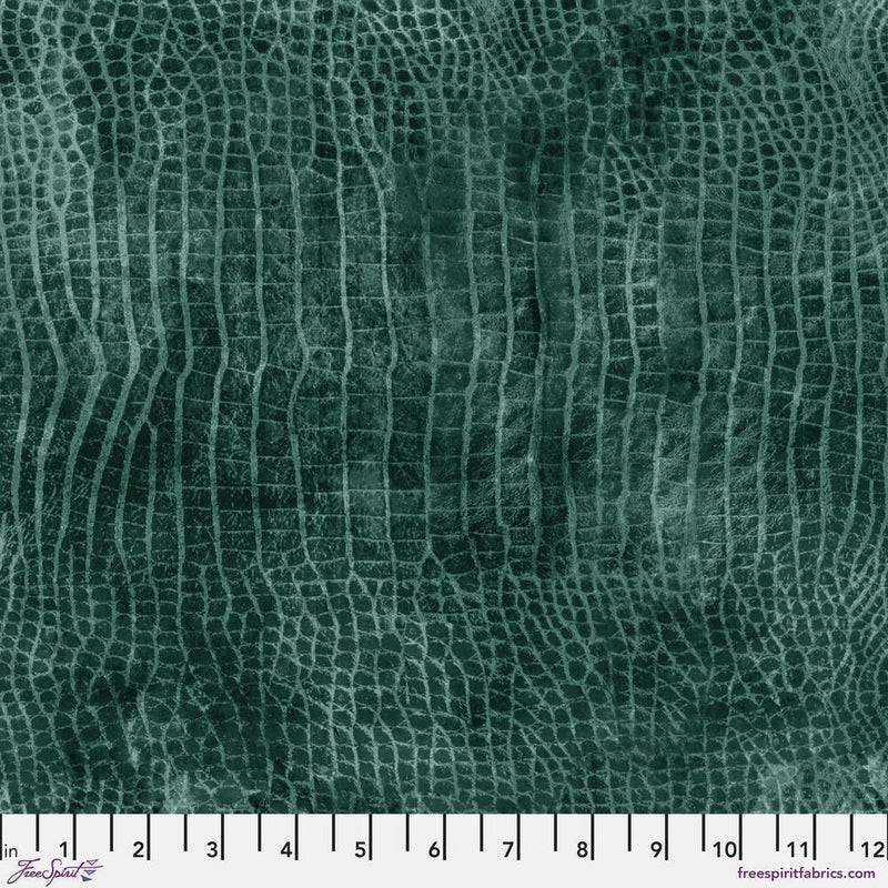 Tim Holtz - Electric Elements - Worn Crocs PWTH020.EVERGLADES - Half Yard - Modern Fabric Shoppe