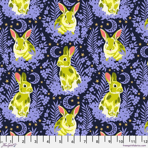 Tula Pink Besties - Hop to It PWTP215.BLUEBELL - Half Yard - October 2023 - Modern Fabric Shoppe