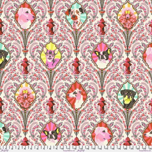 Tula Pink Besties- Puppy Dog Eyes PWTP213.BLOSSOM- Half Yard- October 2023 - Modern Fabric Shoppe