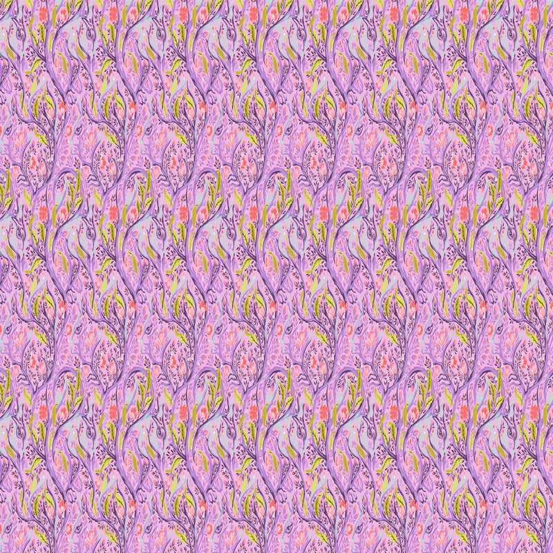 Tula Pink Full Moon Forest II- Branch Manager PWTP247.BLOSSOM- Half Yard- April 2025 - Modern Fabric Shoppe