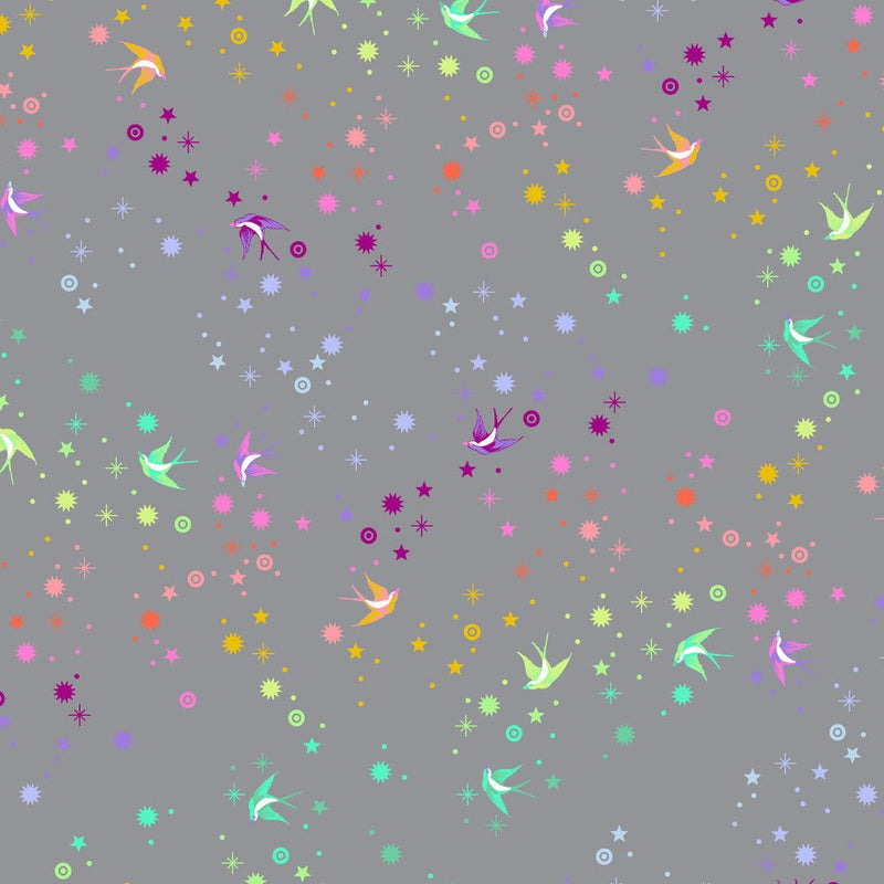 Tula Pink Graywork True Color- Fairy Dust PWTP133.SHADOW- Half Yard- October 2025 - Modern Fabric Shoppe