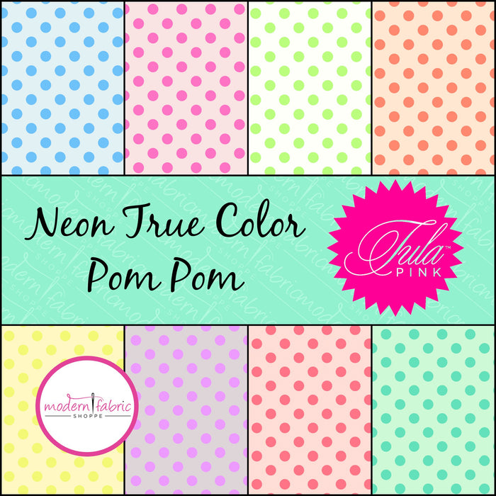 Tula Pink Neon Pop Pom- Half Yard Bundle - Modern Fabric Shoppe