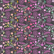 Tula Pink Prince Charming Deja Vu - MINKY Dandelion MKTP014.LICORICE - Half Yard - Modern Fabric Shoppe