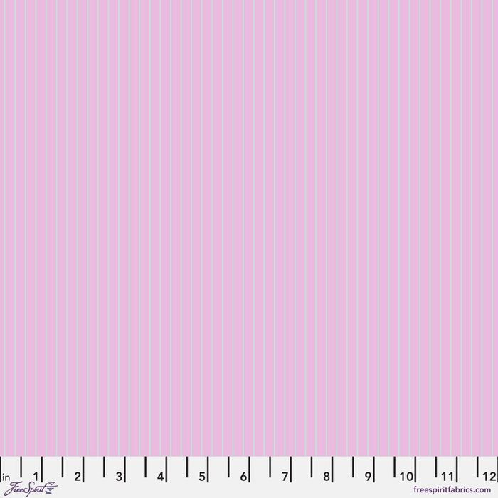 Tula Pink Tiny True Colors - Tiny Stripes - PWTP186.PETAL - Half Yard - Modern Fabric Shoppe