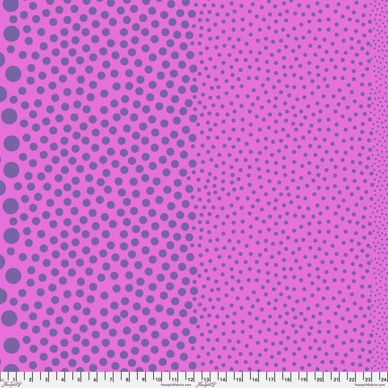 Tula Pink True Color- Stones PWTP299.GRAPECRUSH- Half Yard- March 2027 - Modern Fabric Shoppe