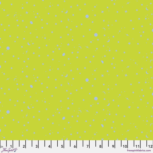 Tula Pink True Colors 2025- Space Sprinkles PWTP254.LIGHTNINGBUG- Half Yard- April 2025 - Modern Fabric Shoppe