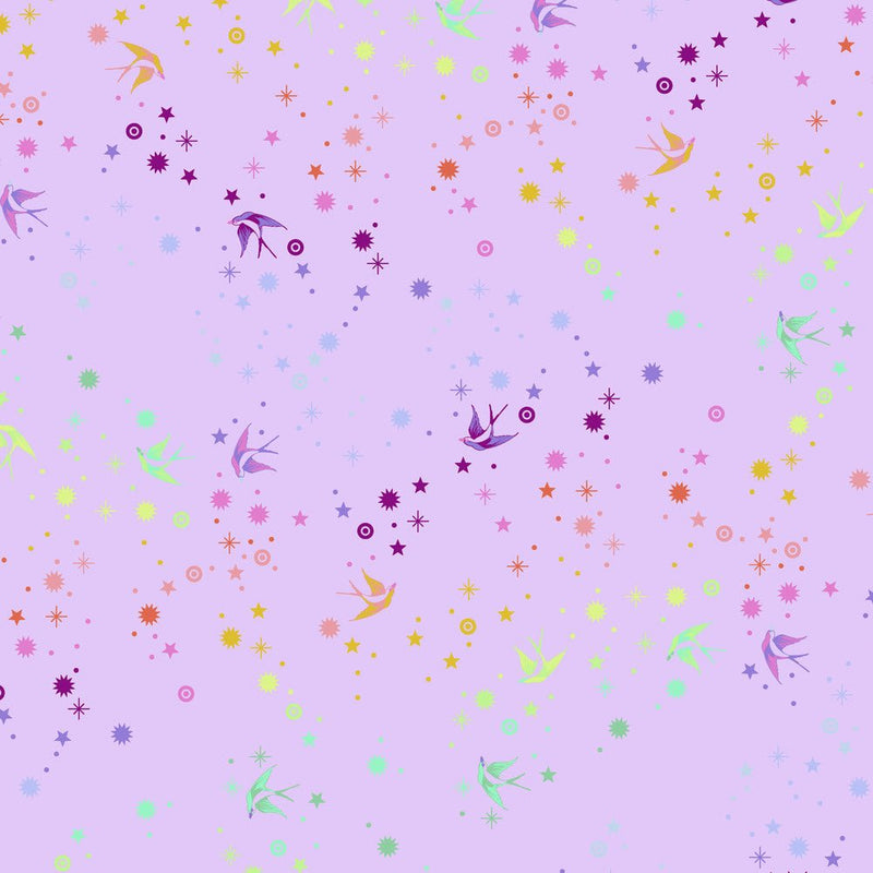 Tula Pink - True Colors Fairy Dust Rainbow - PWTP133.LAVENDER - Half Yard - Modern Fabric Shoppe