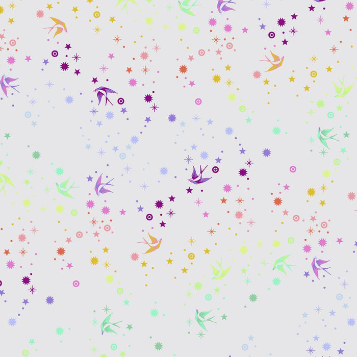 Tula Pink - True Colors Fairy Dust Rainbow - PWTP133.WHISPER - Half Yard - Modern Fabric Shoppe