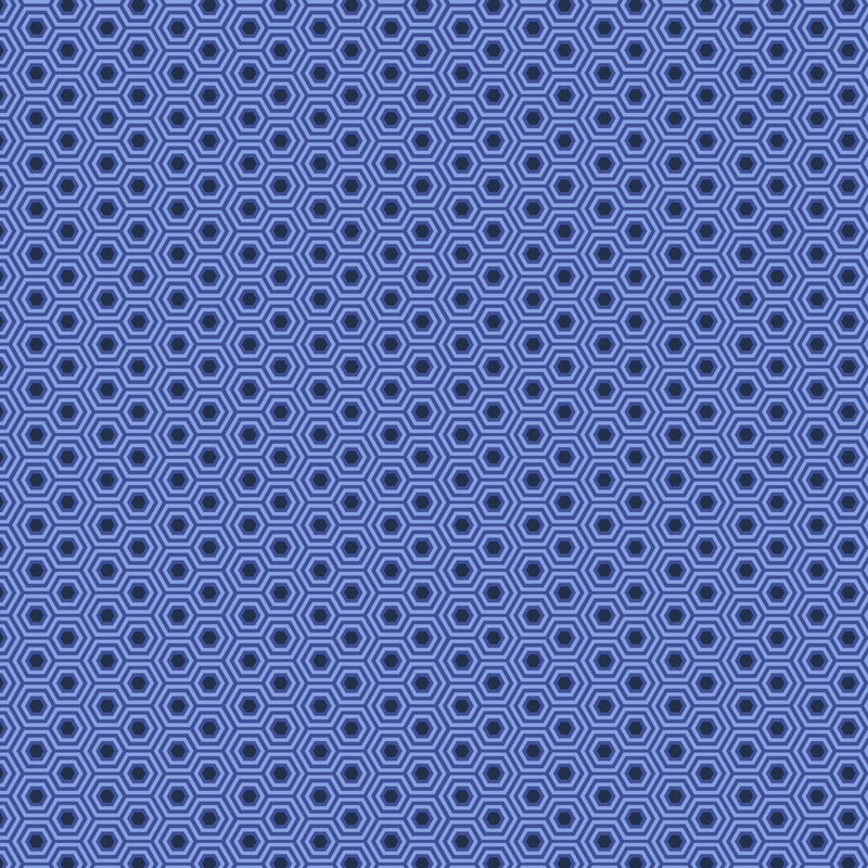 Tula Pink - True Colors Hexy - PWTP150.DEEPSEA - Half Yard - Modern Fabric Shoppe
