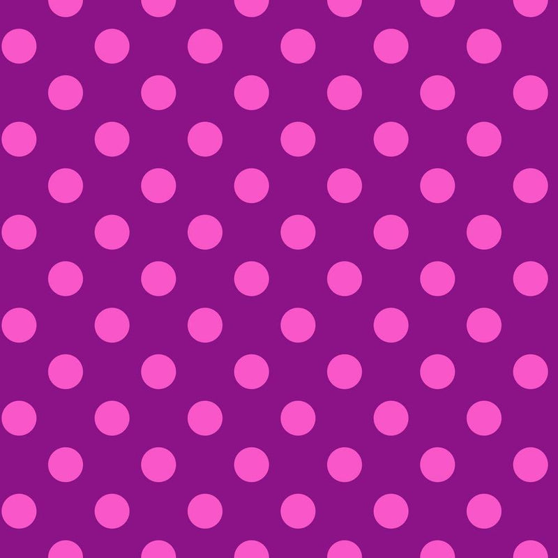 Tula Pink - True Colors Pom Poms - PWTP118.FOXGLOVE - Half Yard - Modern Fabric Shoppe