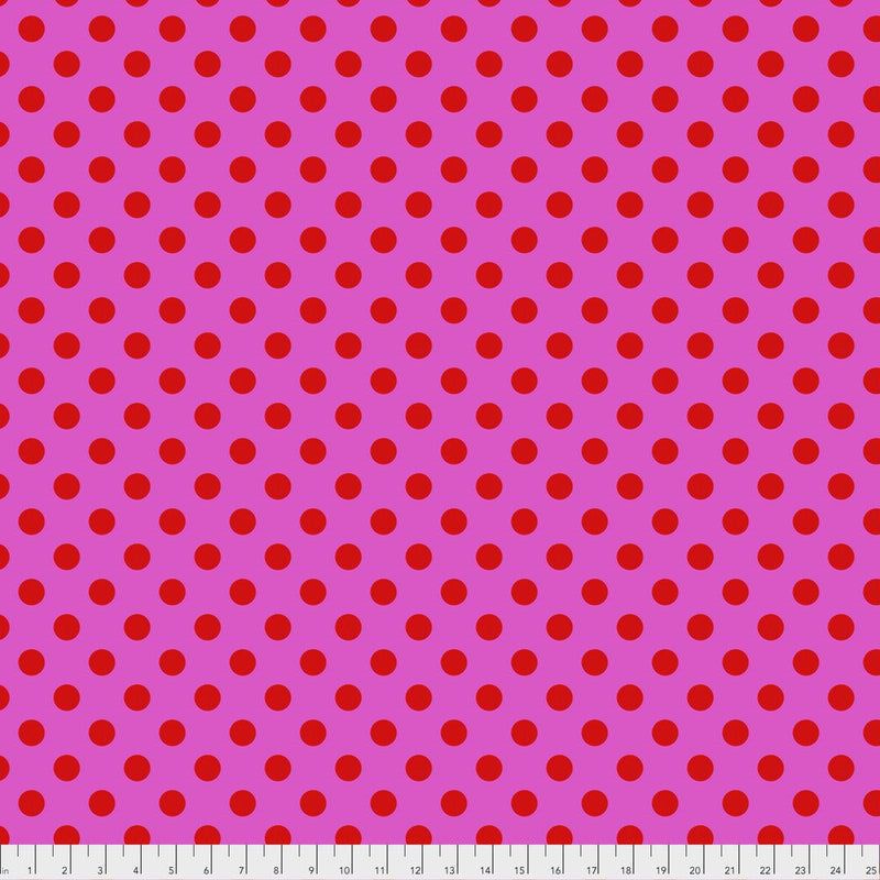 Tula Pink - True Colors Pom Poms - PWTP118.PEONY - Half Yard - Modern Fabric Shoppe