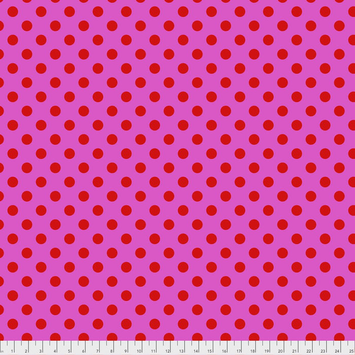 Tula Pink - True Colors Pom Poms - PWTP118.PEONY - Half Yard - Modern Fabric Shoppe