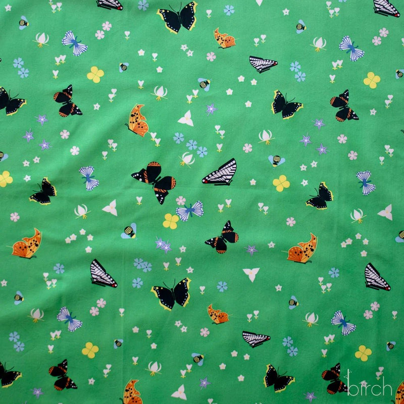 Woodland Wonders by Charley Harper- Kaleidoscope of Wonder Green CH-459 Half Yard- August 2026 - Modern Fabric Shoppe