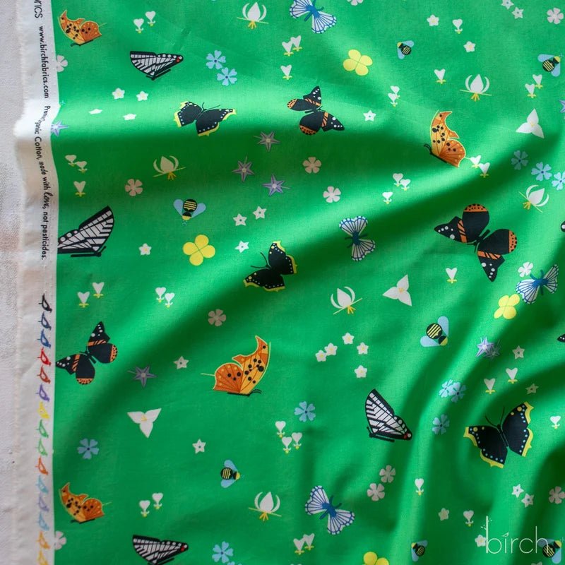 Woodland Wonders by Charley Harper- Kaleidoscope of Wonder Green CH-459 Half Yard- August 2026 - Modern Fabric Shoppe
