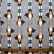 Woodland Wonders by Charley Harper- Spotted Tail Blackbird CH-464 Shroom Half Yard- August 2026 - Modern Fabric Shoppe