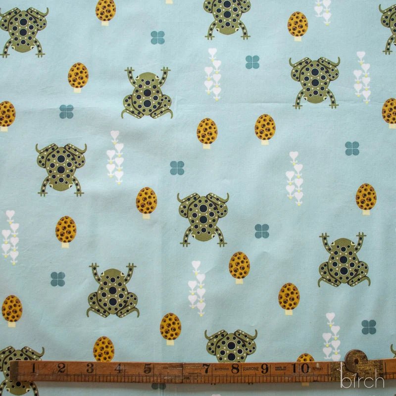 Woodland Wonders by Charley Harper- Toad and Shroom Haze CH-461 Half Yard- August 2026 - Modern Fabric Shoppe